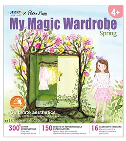 Carte Creativă My Magic Wardrobe Primăvară Stick'n