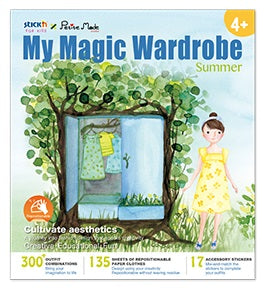 Carte Creativă My Magic Wardrobe Vară Stick'n
