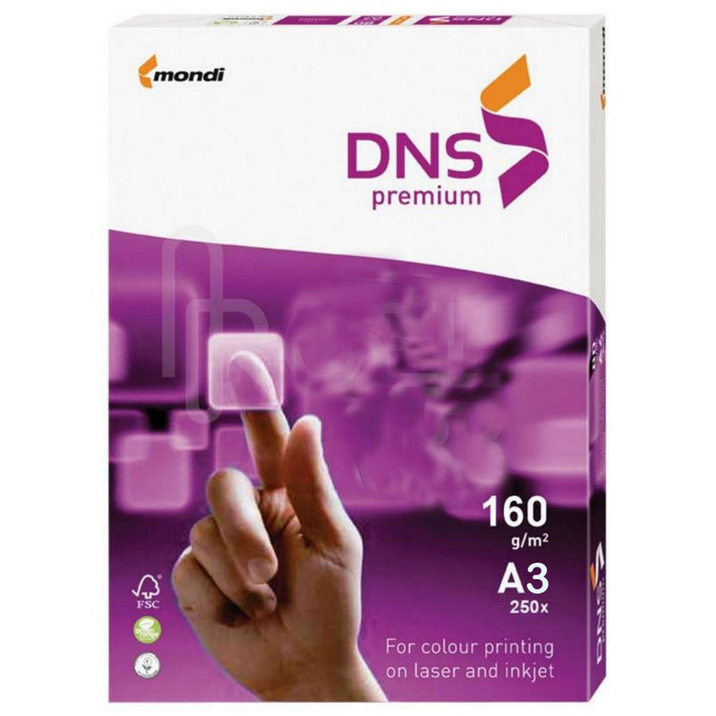 Carton copiator DNS A3 alb 160g, 250 coli/top