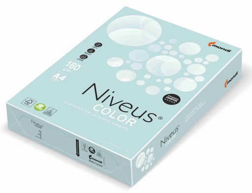 Carton copiator color Albastru Pal, Niveus, format A4, 160g, top 250 coli