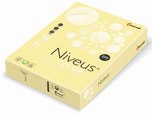 Carton copiator color Galben Pal, Niveus, format A4, 160g, top 250 coli
