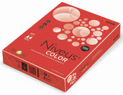 Carton copiator color Roșu Intens, Niveus, format A4, 160g, top 250 coli