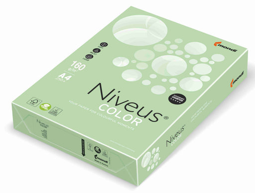 Carton copiator color Verde Deschis Pal, Niveus, format A4, 160g, top 250 coli