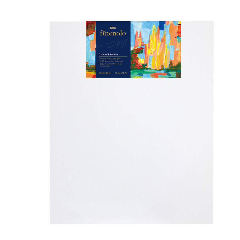 Carton Pânzat pentru Pictură 40 x 50 cm Deli