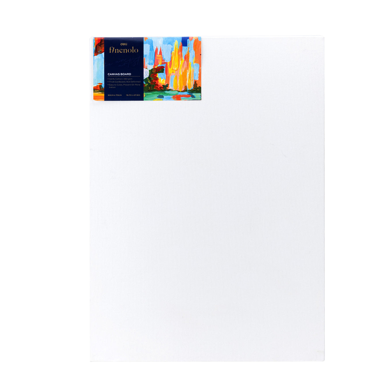 Carton Pânzat pentru Pictură 50 x 70 cm Deli