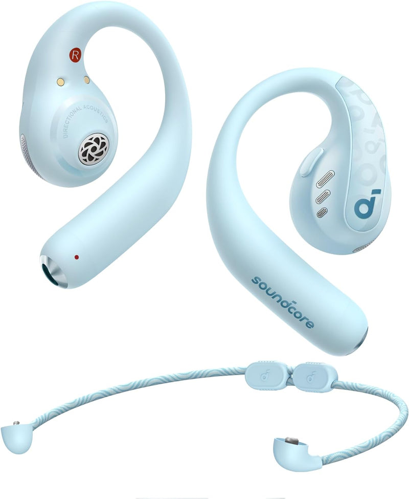 Casti Open-Ear Anker Soundcore AeroFit Pro LDAC IPX5 46h albastru - imagine produs
