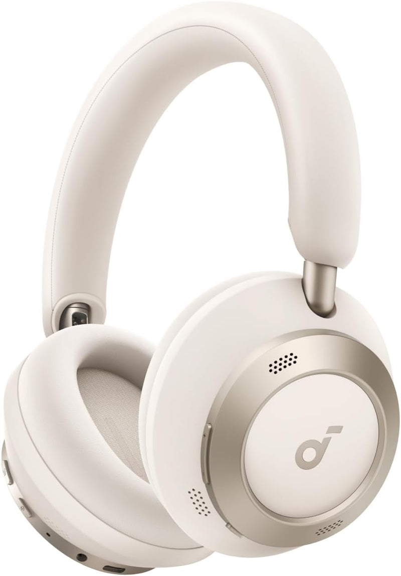 Căști Wireless Over-Ear Soundcore Space One Pro ANC Adaptiv Hi-Res 6 Microfoane - Anker Alb