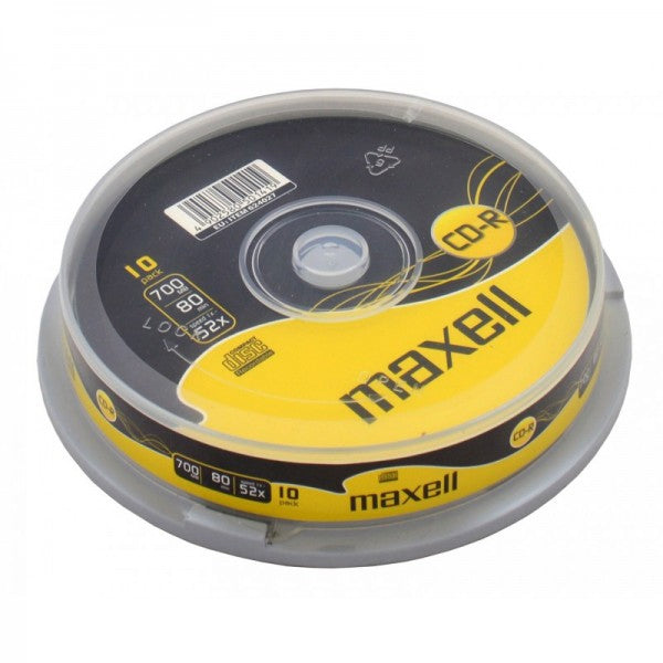 CD-R 700 MB 52x Cake Box 10 buc Maxell