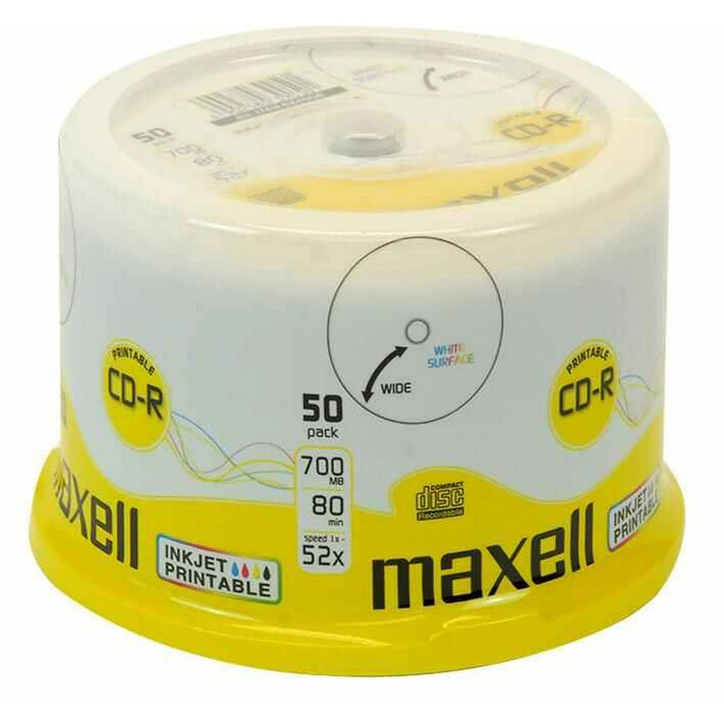 CD-R Printabil 700 MB Cake Box 50 buc Maxell