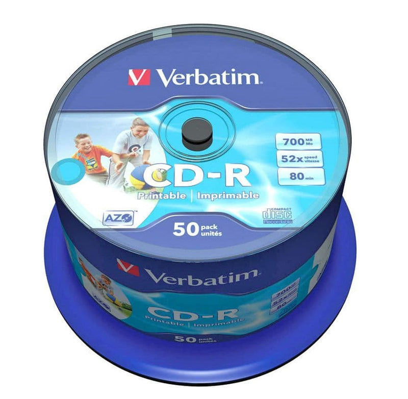 CD-R Printabil 700 MB 52x 50 buc Verbatim