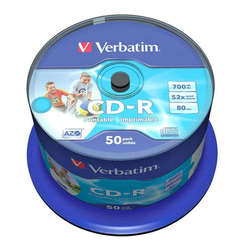 CD-R Printabil 700 MB 52x 50 buc Verbatim