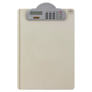 Clipboard A4 Profesional cu Calculator marca Deli cu clemă metalică și calculator integrat