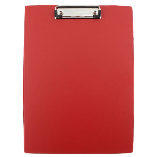 Clipboard Simplu A5 Roșu marca Daco cu clemă metalică pentru fixarea documentelor