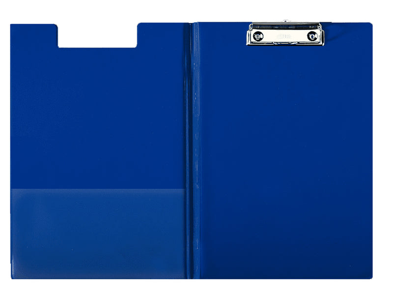 Clipboard Dublu A4 Albastru marca Esselte cu copertă protectoare și clemă metalică