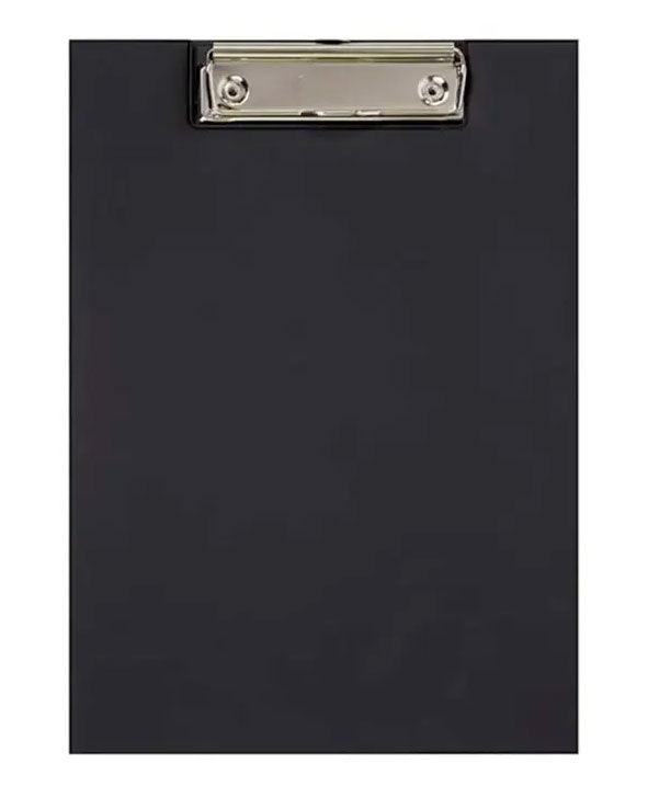 Clipboard Dublu A5 Negru marca Noki cu copertă protectoare și clemă metalică