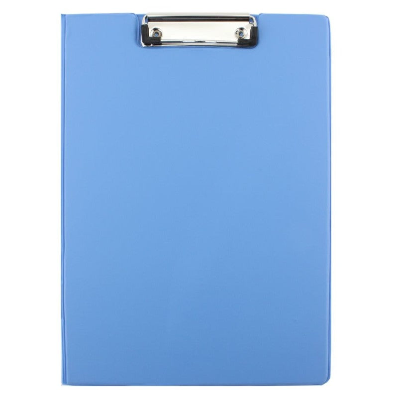 Clipboard Dublu Albastru Deschis marca Daco cu copertă protectoare și clemă metalică