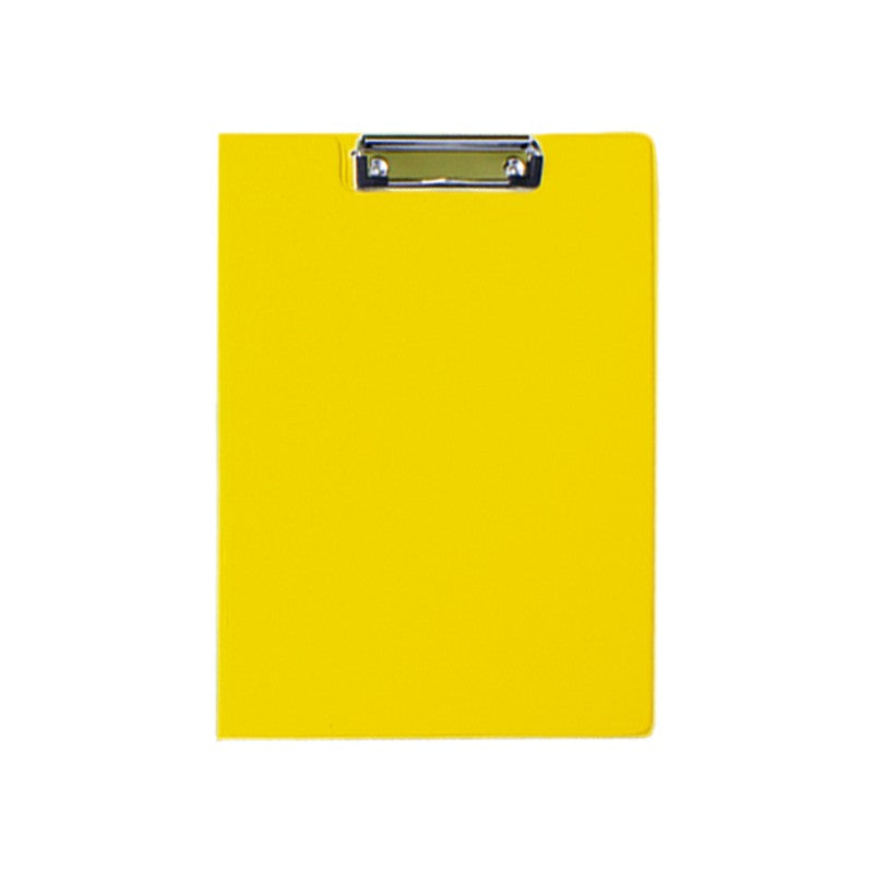 Clipboard Dublu Galben marca Daco cu copertă protectoare și clemă metalică