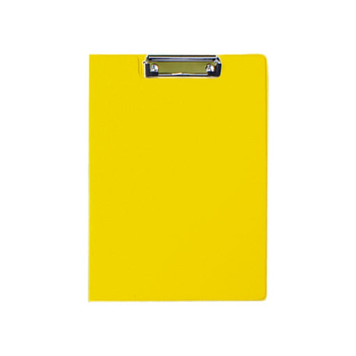 Clipboard Dublu Galben marca Daco cu copertă protectoare și clemă metalică
