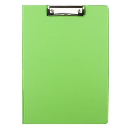 Clipboard Dublu Verde Deschis marca Daco cu copertă protectoare și clemă metalică