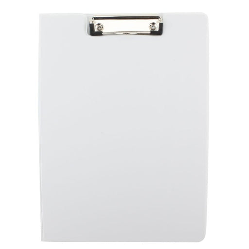 Clipboard Dublu Alb marca Daco cu copertă protectoare și clemă metalică