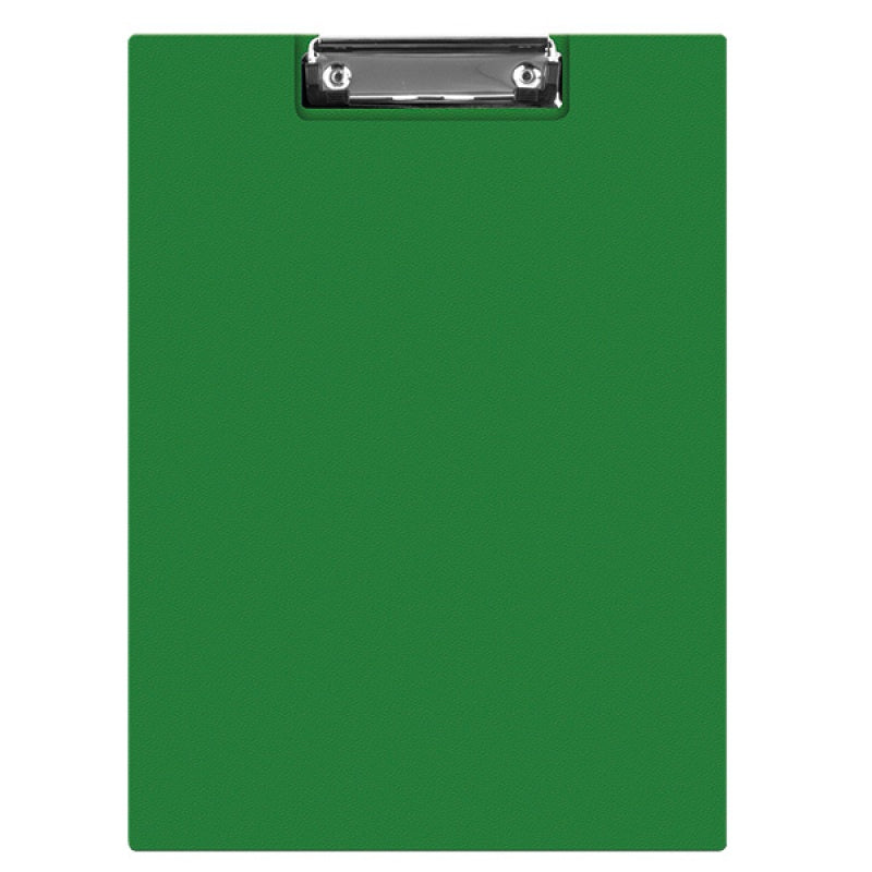 Clipboard Dublu A4 PP, Verde marca Donau cu copertă protectoare și clemă metalică