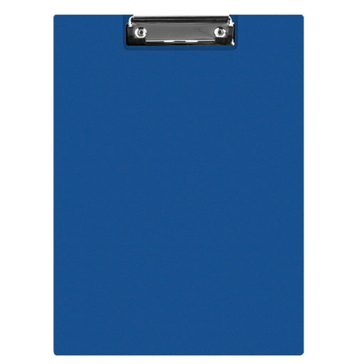 Clipboard Dublu A4 PP, Bleumarin marca Donau cu copertă protectoare și clemă metalică