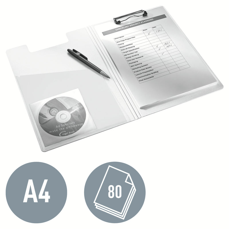 Clipboard Dublu Roșu WOW - Leitz