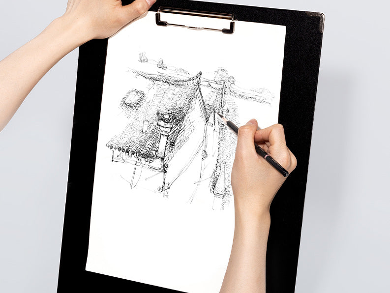 Clipboard Rigid pentru Sketching 36 x 39 cm Negru Dmast