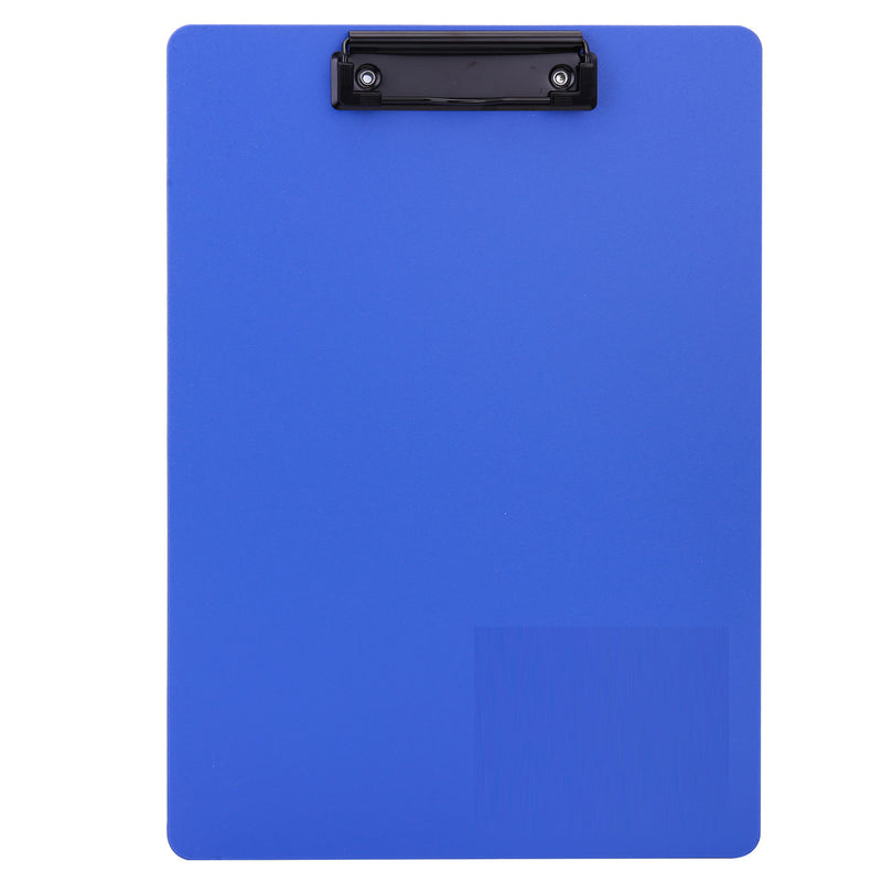 Clipboard Simplu Foam Albastru marca Deli cu clemă metalică pentru fixarea documentelor