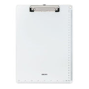 Clipboard Simplu Metal cu Riglă marca Deli cu clemă metalică și riglă laterală