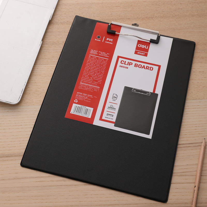 Clipboard Simplu Negru - Deli