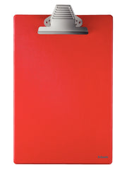 Clipboard Simplu Roșu Maxi marca Esselte cu clemă metalică pentru fixarea documentelor
