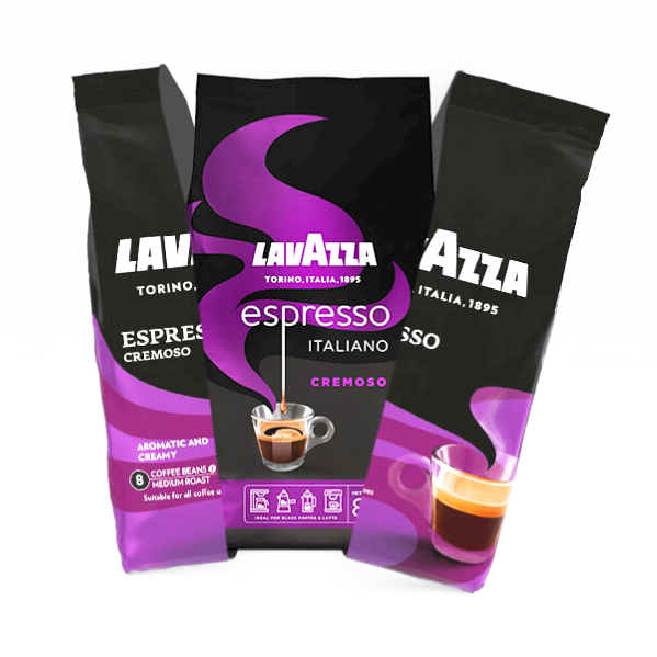Cafea Boabe Espresso Cremoso 1kg Lavazza