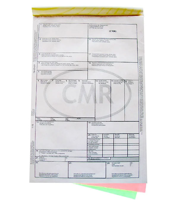 Scrisoare de Transport CMR Trafic Național 3 Exemplare 99 file Nebo