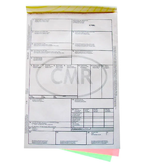 Scrisoare de Transport CMR Trafic Național 3 Exemplare 99 file Nebo