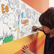 Rolă Hârtie Autoadezivă pentru Colorat Coloring Roll 30 x 198 cm ABC Carioca