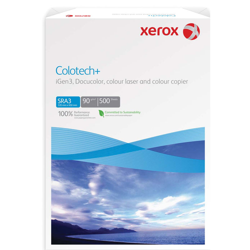 Hârtie Colotech+ Xerox, format SRA3, 90 g/mp, top 500 coli