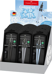 Compas Quick-Set Grip Bleu Sky Faber-Castell