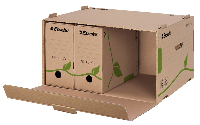 Container Arhivare Eco Deschidere Frontală pentru Cutii 80/100 439x259x340mm - Esselte