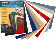 Coperți Carton A4 Albastru Închis 100 buc Fellowes