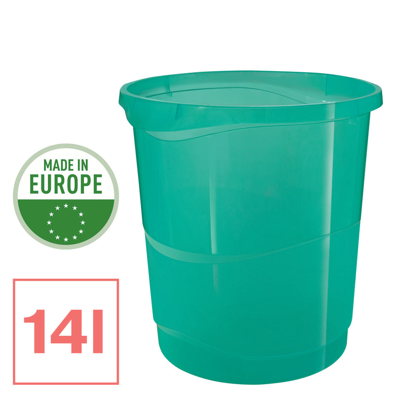 Coș birou Esselte Colour'Breeze verde - imagine detaliu