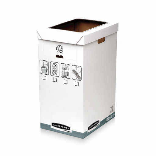 Coș birou Fellowes carton 61x31.6x30cm, reciclat FSC