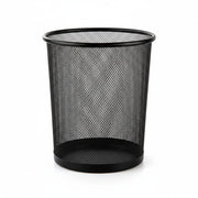 Coș birou Deli mesh mic 10L negru, plasă metalică