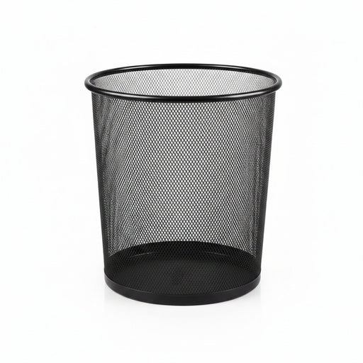 Coș birou Fornax mesh 18L negru, plasă metalică