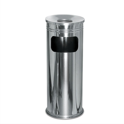 Cos de gunoi inox cu scrumiera 36 l