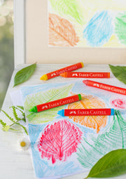 Creioane Cerate Triunghiulare 12 Culori Faber-Castell