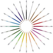 Creioane Colorate Evolution Illusion cu Gumă 12 Culori BIC