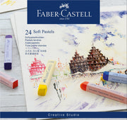 Set Creioane Pastel Soft 24 Culori Faber-Castell