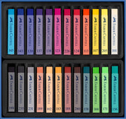 Set Creioane Pastel Soft 24 Culori Faber-Castell