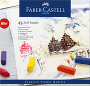 Set Creioane Pastel Soft Mini 48 Culori Faber-Castell